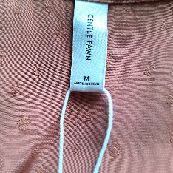 Gentle Fawn Coral Wrap Top NWT - Picture 3 of 7